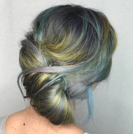low chignon